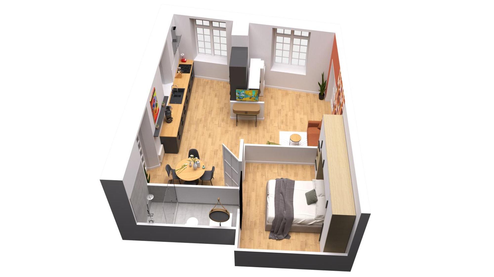 Mm Suites Loft Cathedrale Reims Bilik gambar